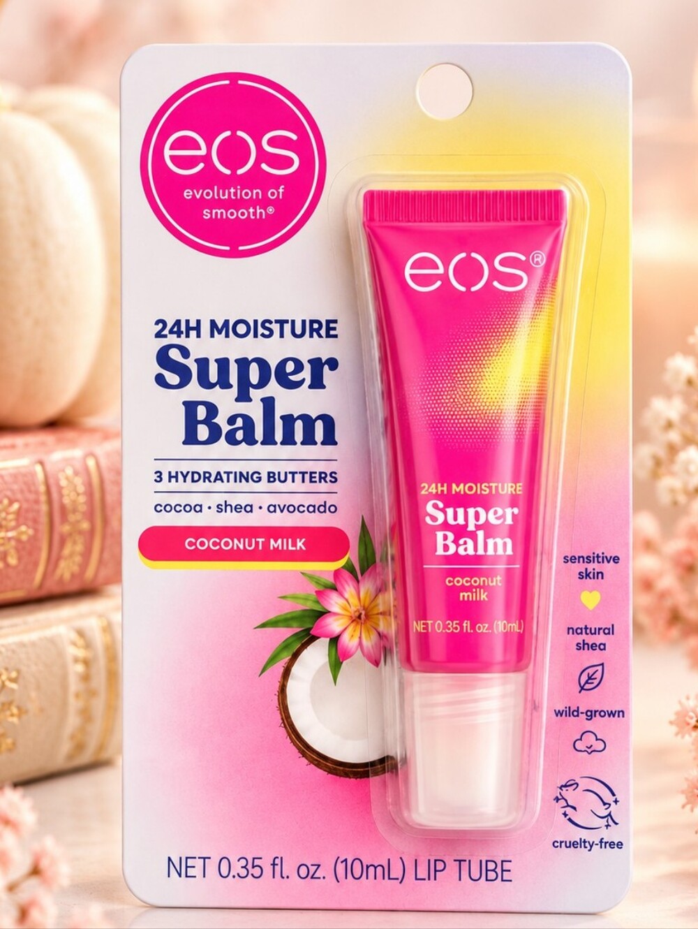 $3 Boo-Basket Add-On eos Super Balm Coconut Milk With Shea, Cocoa and Avo Butter